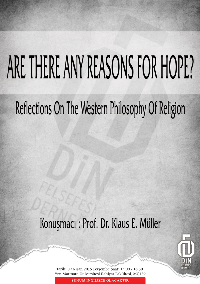 Klaus E. Müller: Are There Any Reasons For Hope?